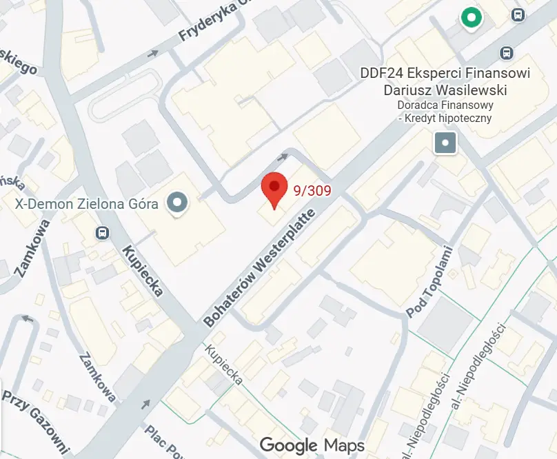 Mapa dojazdu Google